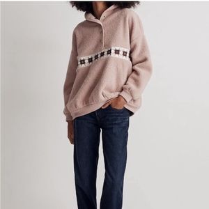 Madewell (Re)sourced Sherpa Popover Top